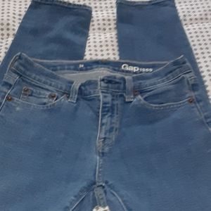 GAP indigo straight leg  stretch jeans